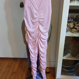 Fun Pink Scrunched Jumpsuit